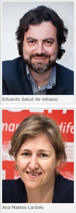 Eduardo Satué y Ana Mateos Lardiés